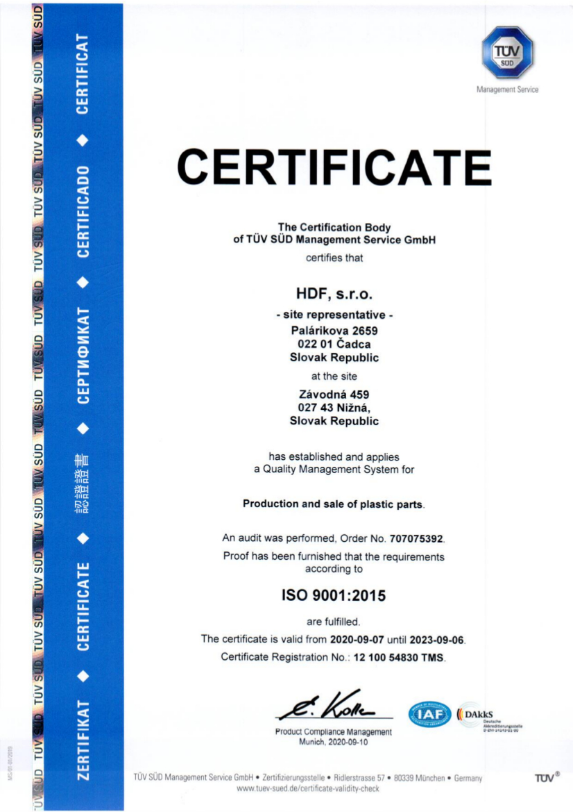 HDF ISO 9001.2015, 6.9.2023, 1210054830TMS EN